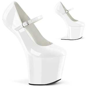 CRAZE-880 White Patent/White