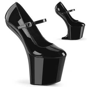 Shoe: CRAZE-880 Black Patent/Black