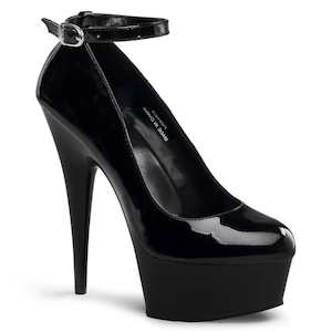 Shoe: DELIGHT-686 Black Patent/Black