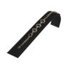 Merchandising: Black Leatherette Bracelet Slope 40 x 200 x 45mm