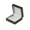 Black Gloss Large Pendant Box with White Interior 100 x 103 x 40mm