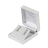 Earring Box Soft Touch – White