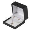 Large Pendant/Earring Box Soft Touch – Black