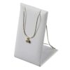 White Leatherette Large Pendant Stand 55 x 100mm