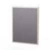 Lockable Aluminium Noticeboard with Grey Pinboard 900 x 1200mm (A0)