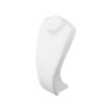 White Leatherette Silhouette Neckform 100 x 220mm