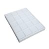 White Leatherette VT Range Insert for Displaying 20 Q20WPads 140 x 180mm