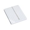 White Leatherette VT Range Insert with 10 Cavities and Barbs for Chains 140 x 180mm