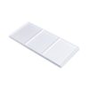 White Leatherette VT Range Low Plinth Module 470 x 200 x 25mm