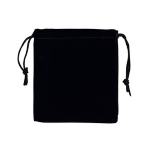 Large Black Pouch 100 x 90mm