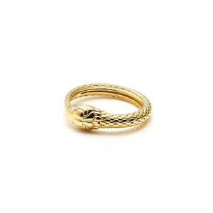 Infinity Ring By Silk and Steel - Gold/CZ