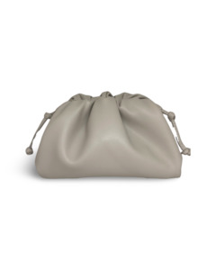 Clutches Phone Pouches: Dumpling Bag - Bone