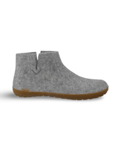 The Boot with Rubber Sole By Glerups - Grey