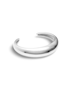 Bardot Bangle By Silk & Steel - Silver