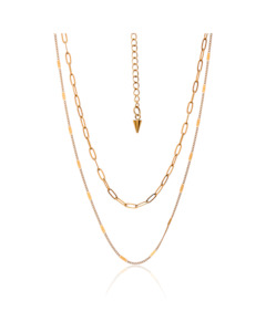 Horizon Necklace By Silk & Steel - Gold