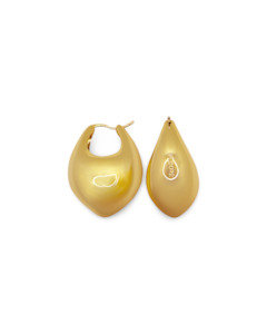 Droplet Hoop Earrings By Ledoré - Gold