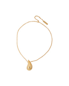 Jewellery: Splash Flask Necklace By Ledoré - Gold