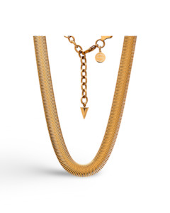 Jewellery: Sundowner Necklace By Silk & Steel - Gold