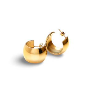 Jewellery: Sunkissed Hoops By Silk & Steel - Gold