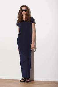 Womenswear: Knuefermann Laser T Maxi Dress - Ink