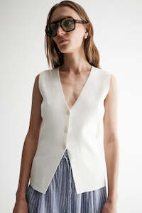 Elka Collective Lulu Knit Top - White