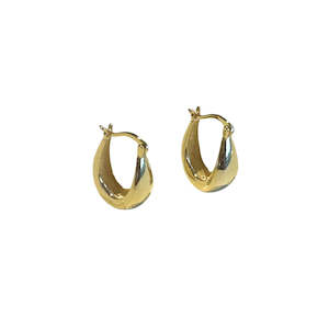 Womenswear: Lindi Kingi Ember Hoops - Gold