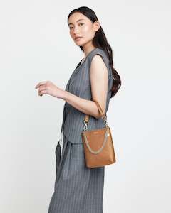 Saben Coco Mini Bag - Brushed Bronze