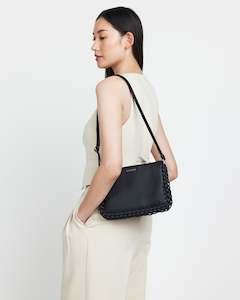 Womenswear: Saben Tilly's Big Sis Crossbody - Black Plaited