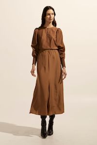 Womenswear: Zoe Kratzmann Recite Skirt - Caramel