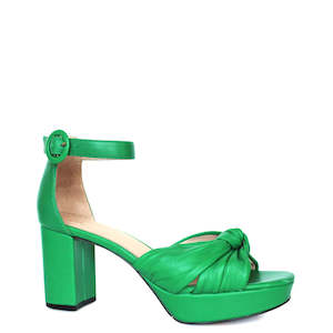 Womenswear: Kathryn Wilson Gerri Heel - Emerald Sheep