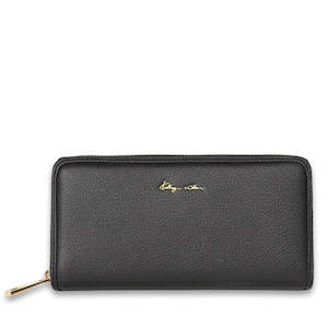 Womenswear: Kathryn Wilson Alex Wallet - Black Pebble