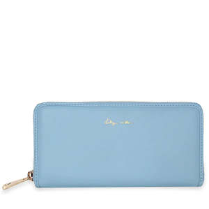 Kathryn Wilson Alex Wallet - Cornflower Calf