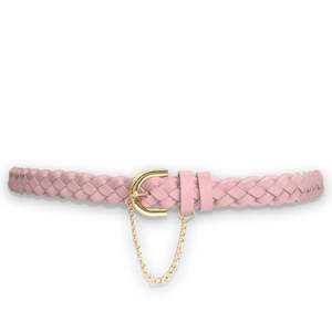 Kathryn Wilson Braided Belt - Lilac Calf