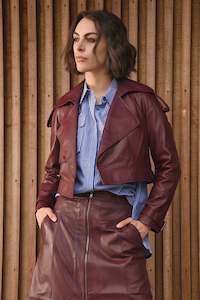 Cooper Love Leathers Jacket - Maroon