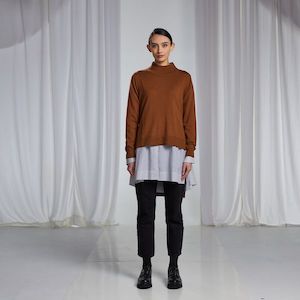 Nineteen46 Succession Sweater - Tan