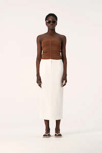 Womenswear: Elka Collective Mariolu Knit Top - Camel