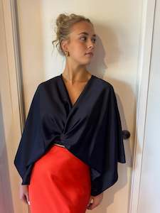 Womenswear: Shen Florence Kimono Top - Navy