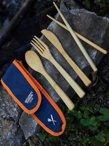 Travel Bamboo Cutlery Set