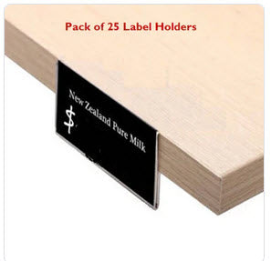 Products: Clear Self Adhesive Ticket / Label Holders 80mm x 45mm Pack of 25