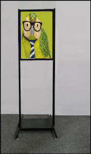 A2 Black Poster Stand, Optional DLE Leaflet Holders