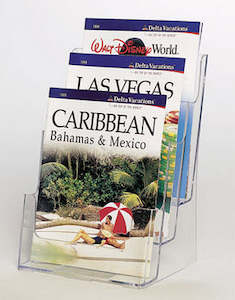 Acrylic Brochure Holder A4 3Tier