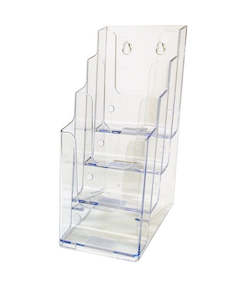 Acrylic Brochure Holder DLE 4 Tier