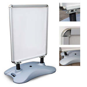 Poster Displays Snap Frames Bulletin Holders: Footpath A1 Snap Frame Sign Holder