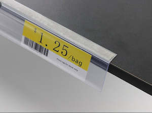 Data Ticket Strip Angled  30mm Clear x 1200mm length Buy 20+ Save 10% - 100+ Save 20%