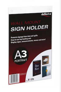 A3 Portrait Acrylic Sleeve screw mounting