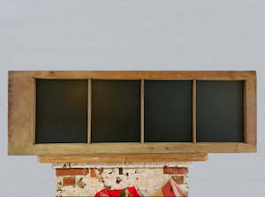 Recyled 4 Panel Wooden Chalkboard Door 1980 x 665 - BB128