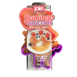 Joie Pancake Moulds 2pc - Flamingo & Unicorn