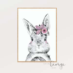 Lola & George Cinnabun - Wall Art Decor A3