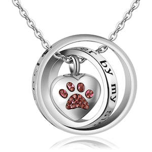 Pendant Necklace & Pet Memorial Urn (for ashes) - Keepsake Jewellery