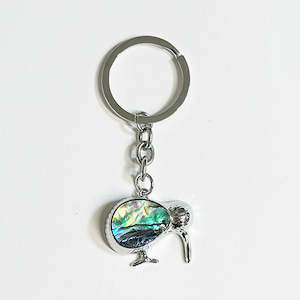 Internet only: Cute NZ Kiwi Bird Paua Keychain